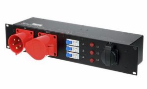 Distribuidor de corriente de 32A. 2u. 6xSCH. MT